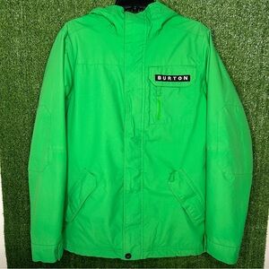 Burton Poacher Snowboard Green Ski Dryride Jacket Men’s Size XS C25